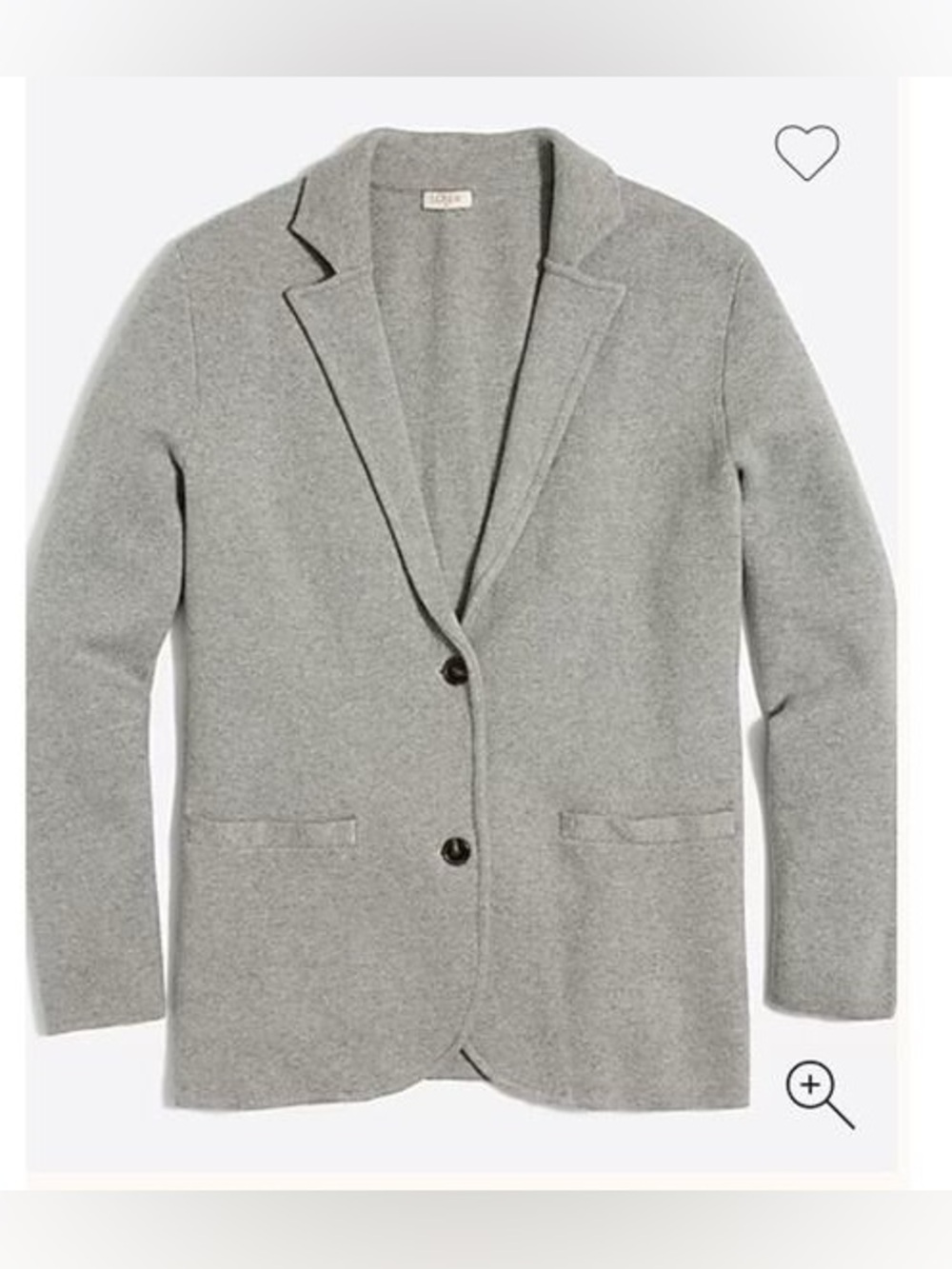 J. Crew Factory Sweater Blazer Cotton XL